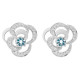 Orphelia® 'Rory' Women's Sterling Silver Stud Earrings - Silver ZO-7099