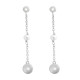 Orphelia® 'Milena' Women's Sterling Silver Drop Earrings - Silver ZO-7379