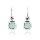 Orphelia® 'Anat' Women's Sterling Silver Drop Earrings - Silver ZO-7467