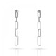 Orphelia® 'Eve' Women's Sterling Silver Drop Earrings - Silver ZO-7550