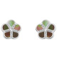 Orphelia® 'Daisy' Women's Sterling Silver Stud Earrings - Silver ZO-7585