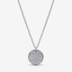 Pandora® 'Timeless Pavé' Women's Sterling Silver Chain with Pendant - Silver 392632C01-45