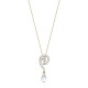 Pierre Cardin® Women's Sterling Silver Chain with Pendant - Gold PCNL90510B450