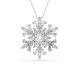 Swarovski® 'Idyllia' Women's Base Metal Necklace - Silver 5693226