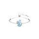 Swarovski® 'Iconic Swan' Women's Base Metal Bracelet - Silver 5660595