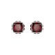 Swarovski® 'Birthstone' Women's Base Metal Stud Earrings - Silver 5660798