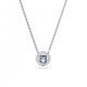 Swarovski® 'Angelic Square' Women's Base Metal Necklace - Silver 5662142