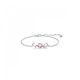 Swarovski® 'Mesmera' Women's Base Metal Bracelet - Silver 5668361