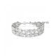 Swarovski® 'Mesmera' Women's Base Metal Bracelet - Silver 5669927