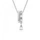 Swarovski® 'Dextera' Women's Base Metal Necklace - Silver 5671819