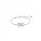 Swarovski® 'Hyperbola' Women's Base Metal Bracelet - Silver 5679664