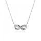 Swarovski® 'Hyperbola' Women's Base Metal Necklace - Silver 5687265