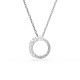 Swarovski® 'Matrix' Women's Base Metal Necklace - Silver 5688751