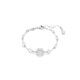 Swarovski® 'Idyllia' Women's Base Metal Bracelet - Silver 5691485