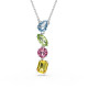 Swarovski® 'Gema' Women's Base Metal Necklace - Silver 5692421