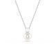 Swarovski® 'Matrix' Women's Base Metal Necklace - Silver 5693897