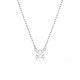 Swarovski® 'Matrix' Women's Base Metal Necklace - Silver 5701903