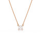 Swarovski® 'Matrix' Women's Gold Plated Metal Necklace - Rose 5701904