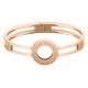 Tommy Hilfiger® Women's Stainless Steel Bangle - Rosegold 2780316