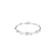 Swarovski® 'Constella Bars' Women's Base Metal Bracelet - Silver 5707511