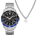 Armani Exchange® Chronographe 'Spencer' Hommes Montre AX7166SET