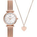 Fossil® Analog 'Carlie' Damen Uhr ES5314SET