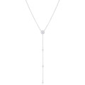 Gena.paris® 'The one' Dames Zilver 925 925 Collier - Zilverkleurig GC1597-W