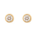 Orphelia® 'Alexandria' Damen Gelbgold 18K Ohrstecker - Gold OD-5330/1