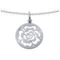 Orphelia® 'Fiore' Damen Sterling Silber Halskette mit Anhänger - Silber ZH-7079