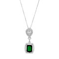 Orphelia® 'Enora' Women's Sterling Silver Chain with Pendant - Silver ZH-7426/EM