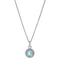 Orphelia® 'Bristol' Women's Sterling Silver Pendant with Chain - Silver ZH-7579/B