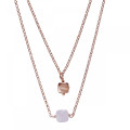 Orphelia® 'Joelle' Damen Sterling Silber Halsband - Rosé ZK-7432