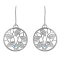 Orphelia® 'Oceane' Damen Sterling Silber Ohrhänger - Silber ZO-7090