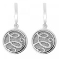 Orphelia Serena Women's Silver Drop Earrings ZO-7096 #1