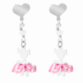 Orphelia® 'CUTE' Child's Sterling Silver Drop Earrings - Silver ZO-7133 #1