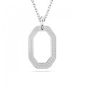 Swarovski® 'Dextera' Women's Base Metal Chain with Pendant - Silver 5642388