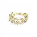 Swarovski® 'Dextera' Women's Gold Plated Metal Bracelet - Gold 5666027