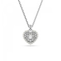 Swarovski® 'Hyperbola' Women's Base Metal Necklace - Silver 5684386