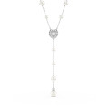 Swarovski® 'Ss25 capsule' Dames Metaal Collier - Zilverkleurig 5720855