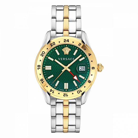 Versace® Analogue \'Greca Time Gmt\' Men\'s Watch VE7C00623 | $795.9