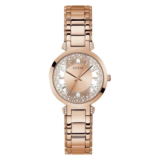 Guess® Analog 'Crystal Clear' Damen Uhr GW0470L3