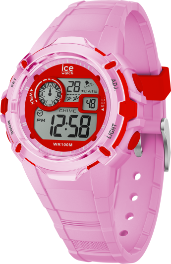 Ice Watch® Digitaal 'Ice digit explorer - lovely pink' Meisjes Horloge (Small) 023268