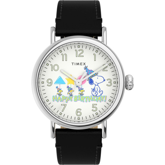 Timex® Analogue 'Peanuts Waterbury Standard' Men's Watch TW2V61000