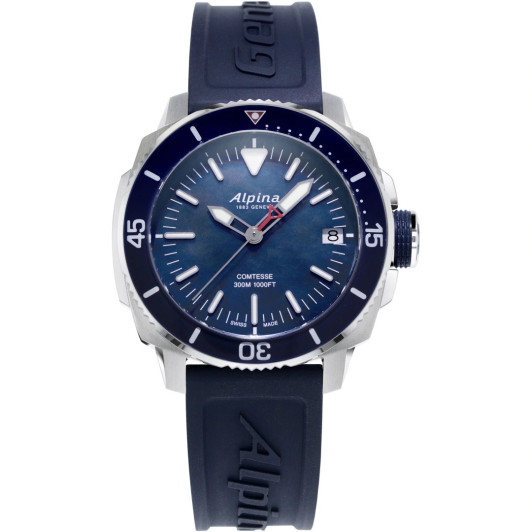 Alpina® Analogue 'Seastrong Diver Comtesse' Women's Watch AL-240MPN2VC6