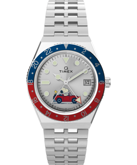 Timex® Analoog 'Peanuts q timex' Heren Horloge TW2W83300