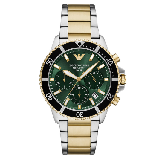 Emporio Armani® Chronograaf 'World explorer' Heren Horloge AR11695