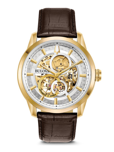 Bulova® Analoog 'Automatic / wilton' Heren Horloge 97A138