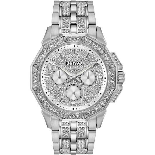 Bulova® Multi Dial 'Crystal' Heren Horloge 96C134
