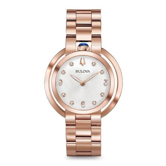 Bulova® Analoog 'Rubaiyat' Dames Horloge 97P130
