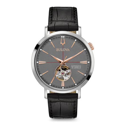 Bulova® Analoog 'Automatic' Heren Horloge 98A187